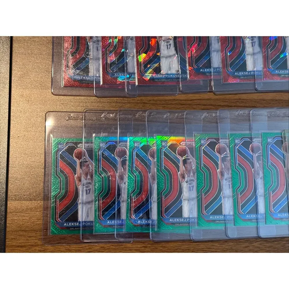 2020 Panini Prizm Fast Break, ICE,Wave, Auto Aleksej Pokusevski RC Lot (35)